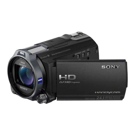 SONY HDR-CX720V SERVICE MANUAL Pdf Download | ManualsLib