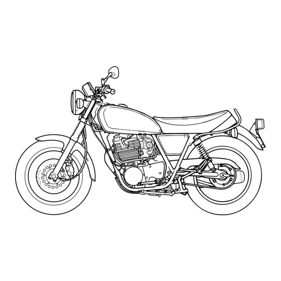 Yamaha SR400 Manuals