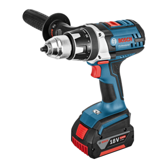 Bosch GSR Professional Series Original Instructions Manual