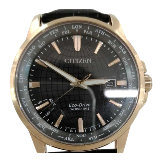Citizen E784 Abbreviated Instruction