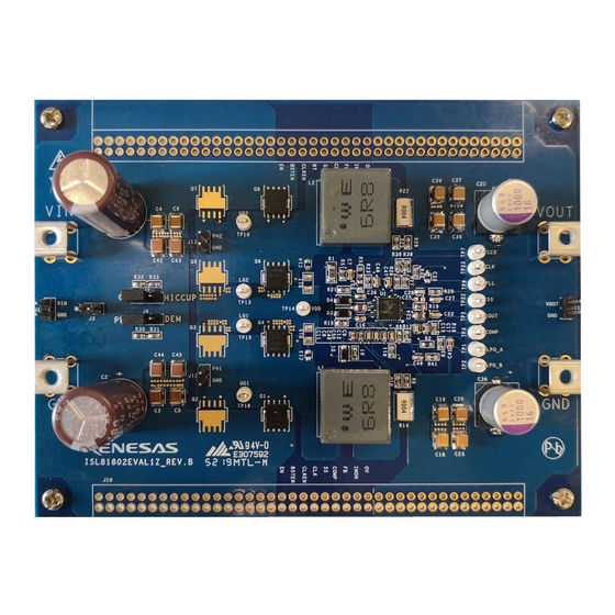 Renesas ISL81802EVAL1Z User Manual