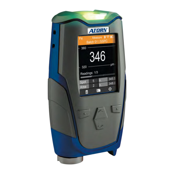 User Manuals: ATORN DFT Series Coating Thickness Gages