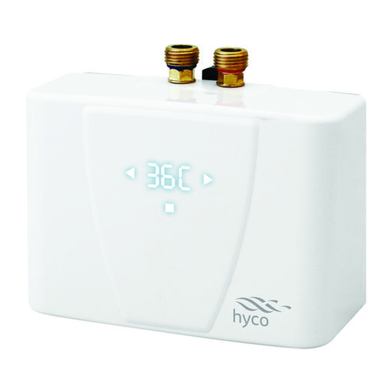 Hyco Ara IN30T Product Instruction Manual