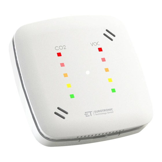 Eurotronic Air Quality Sensor Quick Start Manual