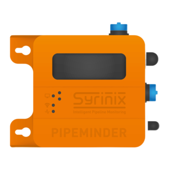 Syrinix PIPEMINDER S Product Manual
