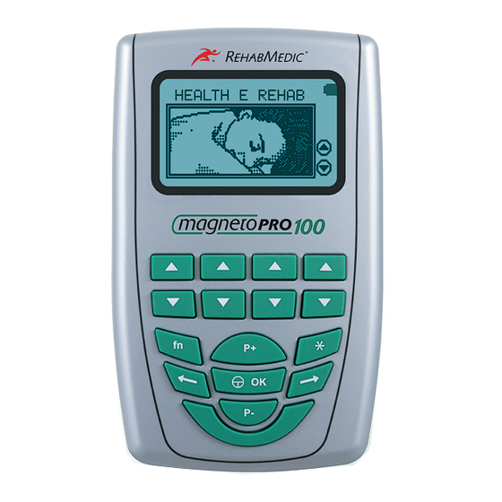 RehabMedic Magneto Pro 100 User Manual