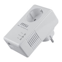 MSI HomePlug ePower 200AV+ Quick Installation Manual