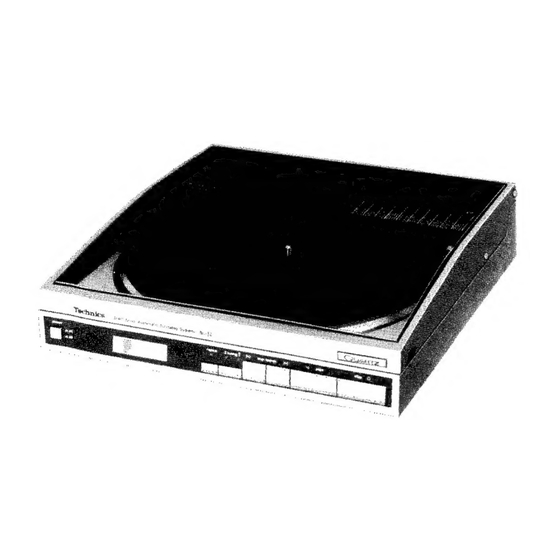 Technics SL-J2 Service Manual