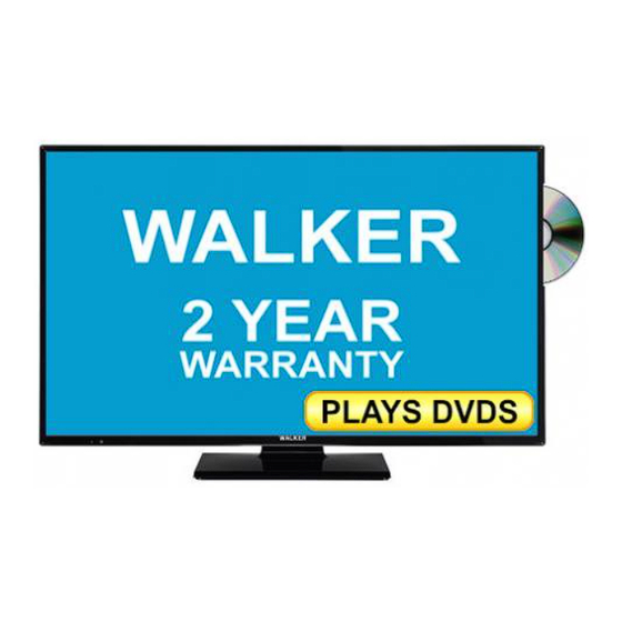 Walker SAORVIEW WPT2421DVD Operating Instructions Manual