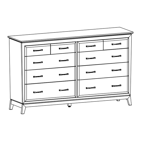 Whittier Wood Furniture Ellison 2139AST Series Assembly Instructions Manual