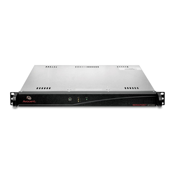 Avocent MergePoint SP5300 Quick Installation Manual