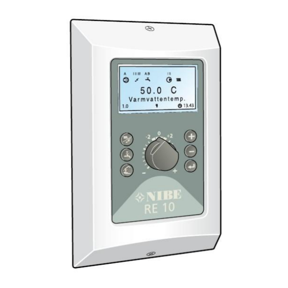 Nibe RE 10 Installation Instructions Manual
