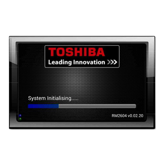 Toshiba RBC-TBPTs Manuals