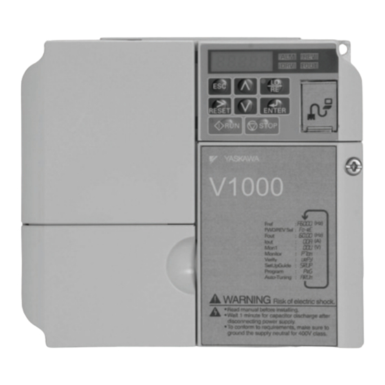 YASKAWA V1000 Series Installation & Start-Up Manual