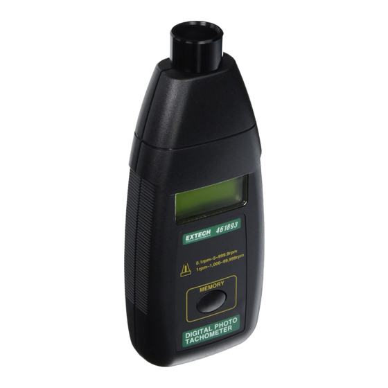 Extech Instruments 461893 User Manual