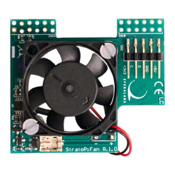Sfera Labs Strato Pi Fan SPBF10X Manuals
