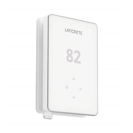 LATICRETE STRATA_HEAT 0804-0403 Series Quick Start Manual