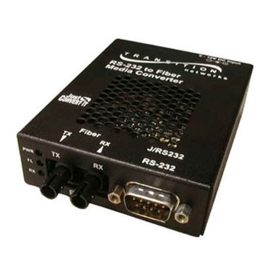 Transition Networks J/RS232-CF-01(SC) User Manual