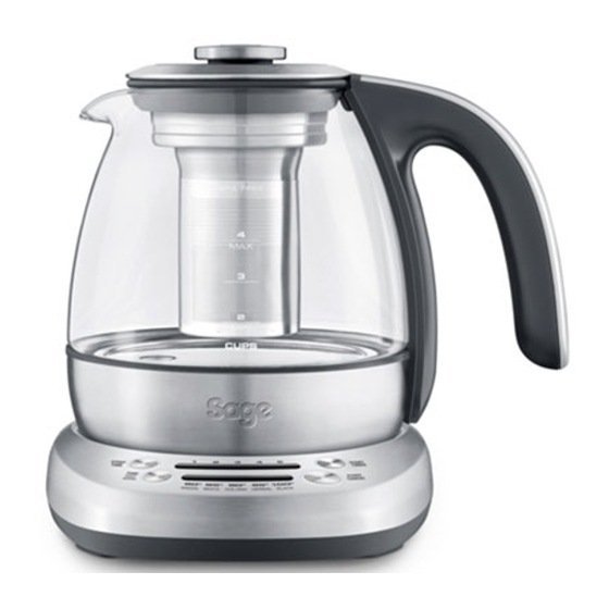 Sage Smart Tea Infuser Compact BTM500 Manuals