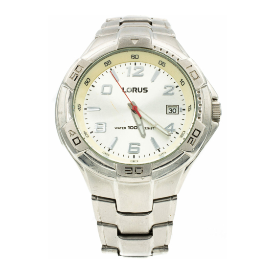 LORUS VX42 Instruction Manual