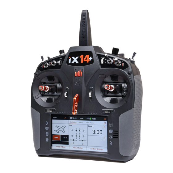 Spektrum iX14+ Instruction Manual