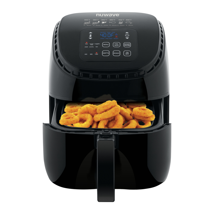 NuWave Brio 3Q, Brio 3-Qt Manual
