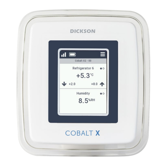 Dickson OCEAView Cobalt X1 Manuals