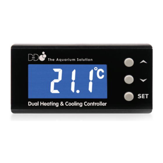 D-D The Aquarium Solution DUAL HEATING & COOLING CONTROLLER Instruction Manual
