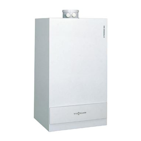 Viessmann Vitodens 100-W WB1A Series Operating Instructions & User's Information Manual
