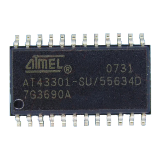 Atmel AT43301 Manual