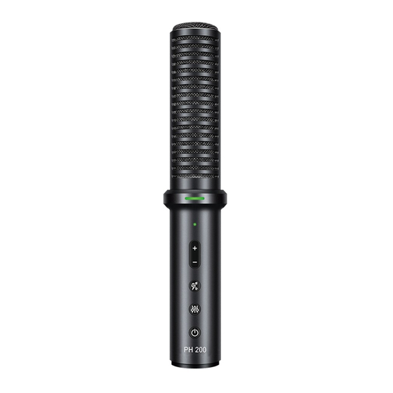 Takstar PH200 Quick Start Manual