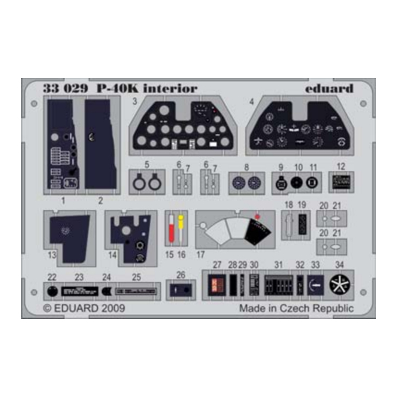 Eduard 33 029 Quick Start Manual