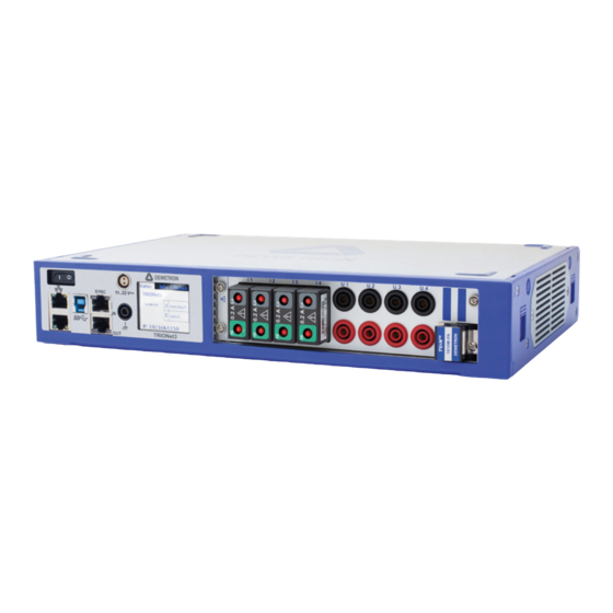 Dewetron TRIONet3 Technical Reference