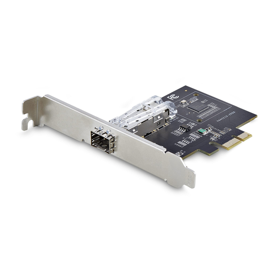 StarTech.com P011GI-NETWORK-CARD Quick Start Manual