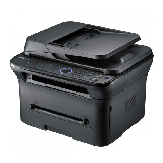 Samsung Laser MFP SCX-4623 Series Quick Install Manual