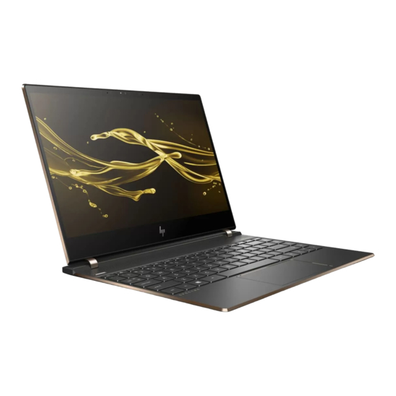 HP Spectre 13 Maintenance And Service Manual