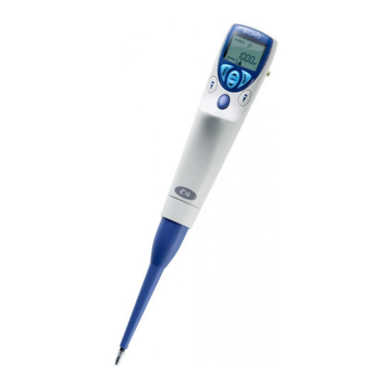 Biohit eLine 730020 Instruction Manual