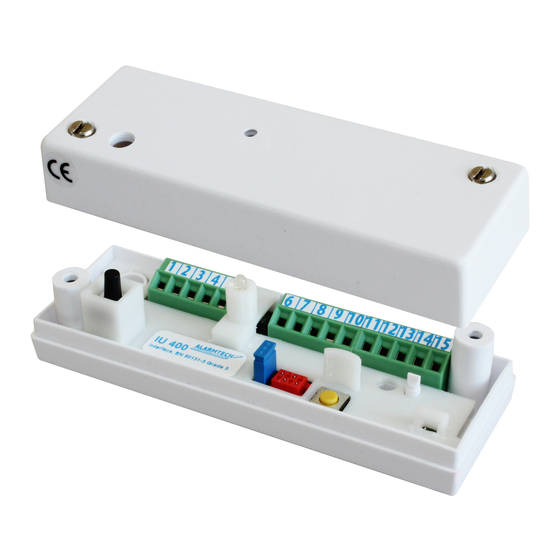 Alarmtech IU 400 Mounting Instruction