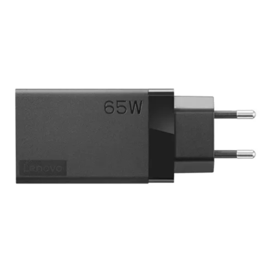 Lenovo 65W USB-C AC Travel Adapter Quick Start Manual