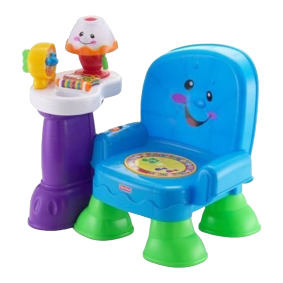 Fisher-Price Laugh & Learn Musical Learning Chair Instructions Manual
