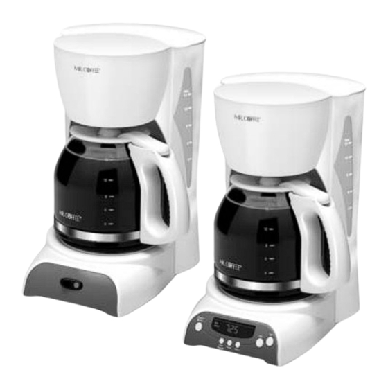 Mr. Coffee DR12 User Manual