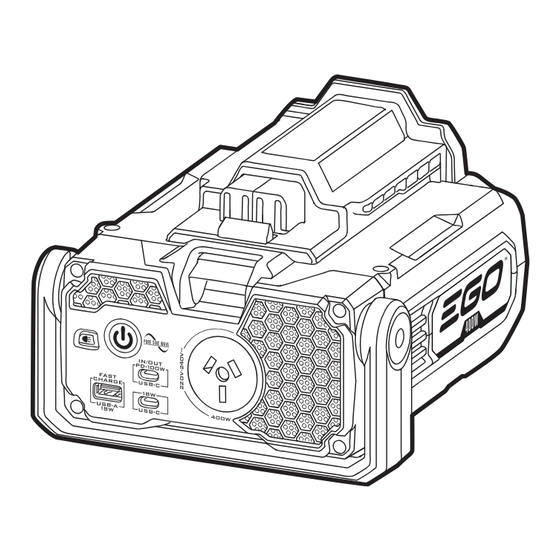 EGO PAD5000E Operator's Manual