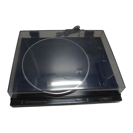 Sony PS-LX230 Service Manual