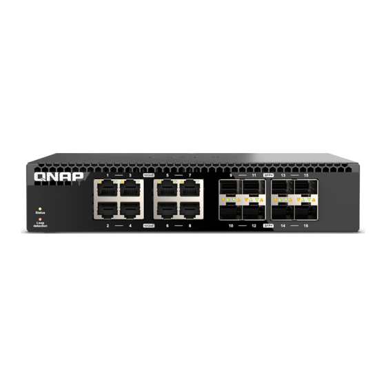 QNAP QSW-3216R-8S8T Quick Installation Manual