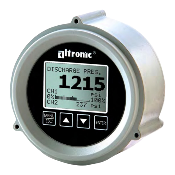 Altronic DSG-1611DUPS Installation Instructions Manual