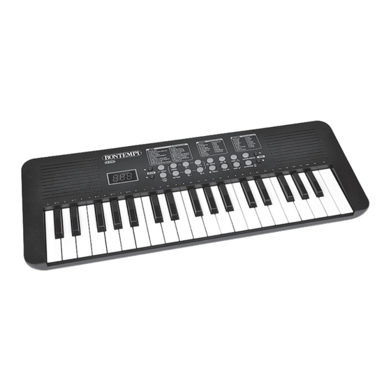 Bontempi Music 15 3787 Owner's Manual