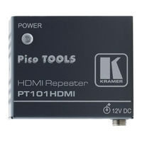 Kramer PT-101HDMI User Manual