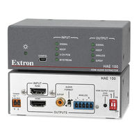 Extron electronics HAE 100 User Manual