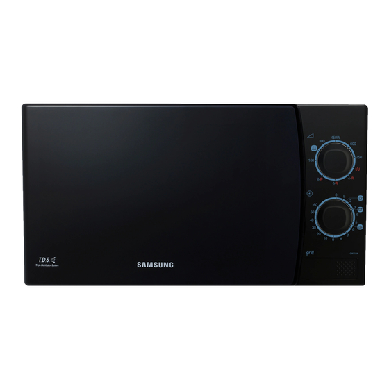 Samsung GW711K Owner's Instructions & Cooking Manual