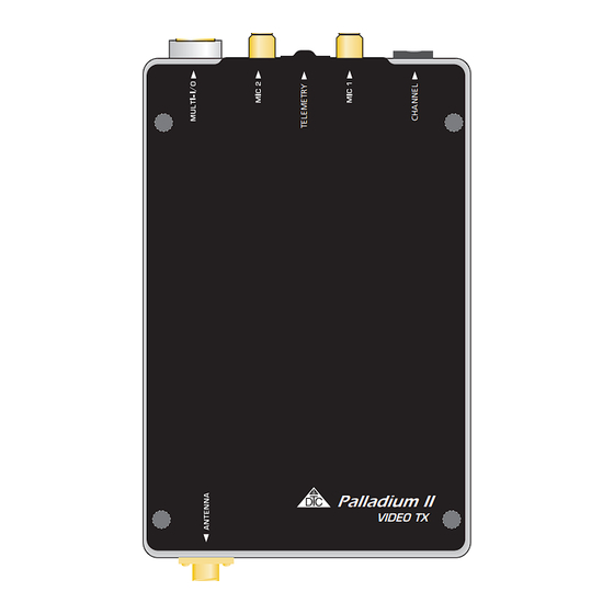 DTC Palladium II Digital Manual